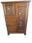  Preview image for Lot# 7017 - Wooden Wardrobe with Painted 