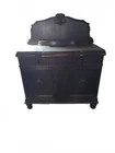  Preview image for Lot# 7019 - Dark Wood Sideboard with Orn 