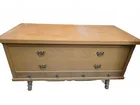  Preview image for Lot# 7031 - Wood Storage Chest With Draw 