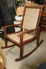  Preview image for Lot# 22 - Wood and Woven Seat Rocking Ch 