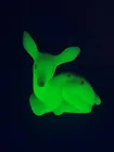  Preview image for Lot# 1062 - Hand Painted Uranium Glass D 