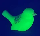  Preview image for Lot# 1155 - Fenton Uranium Glass Bird Fi 