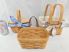  Preview image for Lot# 2072 - Longaberger Basket Trio with 