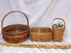  Preview image for Lot# 2505 - Longaberger Basket Trio with 