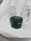  Preview image for Lot# 4725 - Two Glass Canisters and Gree 