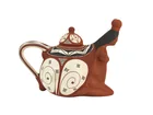  Preview image for HANDCRAFTED FIGURAL POTTERY TEAPOT 