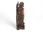  Preview image for CHINESE CARVED WOOD STATUE OF ELDER 