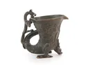  Preview image for CHINESE ARCHAIC STYLE BRONZE DRAGON CUP 