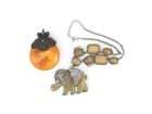  Preview image for TWO ASIAN STYLE PENDANT AND NECKLACE SET 