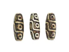  Preview image for SET OF THREE TIBETAN NINE-EYE DZI BEADS 