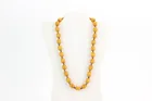  Preview image for AMBER STYLE OVAL BEAD NECKLACE 