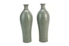  Preview image for PAIR CHINESE CELADON CRACKLE GLAZE VASES 