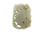  Preview image for CHINESE CARVED JADE PENDANT WITH FIGURE 