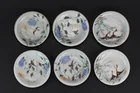  Preview image for SIX ASIAN HAND PAINTED PORCELAIN SAUCERS 