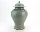  Preview image for CHINESE CELADON CRACKLE GLAZED LIDDED 