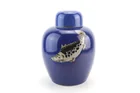  Preview image for CHINESE BLUE GLAZE FISH LIDDED JAR 