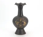  Preview image for CHINESE BLACK GLAZED GILT DECORATED VASE 
