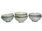 Preview image for LOT OF TEN CHINESE BLUE & WHITE BOWLS 