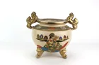  Preview image for JAPANESE SATSUMA TRIPOD CENSER WITH 