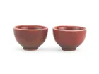  Preview image for TWO CHINESE OXBLOOD GLAZED TEA CUPS 