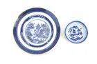  Preview image for TWO CHINESE EXPORT BLUE & WHITE DISHES 