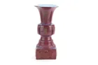  Preview image for CHINESE FLAMBE GLAZE SQUARE BASE VASE 