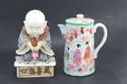 Preview image for JAPANESE COFFEE POT & BUDDHA FIGURINE 