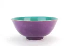  Preview image for CHINESE PURPLE GLAZE PORCELAIN BOWL 