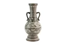  Preview image for CHINESE B/W FIGURAL DOUBLE HANDLE VASE 