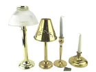  Preview image for COLLECTION OF BRASS TABLE LAMPS AND 