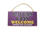  Preview image for RAVENS FANS WELCOME DOOR SIGN 