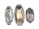  Preview image for THREE VINTAGE OVAL SERVING TRAYS 