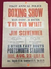  Preview image for VINTAGE ORIGINAL BOXING EVENT POSTER 