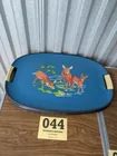  Preview image for Lot# 44 - 1960s Deer Painted MCM Serving 