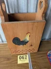  Preview image for Lot# 67 - Wooden Painted Rooster Magazin 