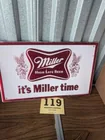  Preview image for Lot# 119 - 1970s Miller Beer Adv. Tin Si 