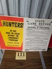  Preview image for Lot# 171 - Rare PA Game Commission Signs 