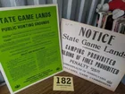  Preview image for Lot# 182 - Rare PA Game Commission Signs 