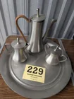  Preview image for Lot# 229 - MCM Pewter Tea Set 