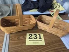  Preview image for Lot# 231 - 2 Longaberger Baskets 