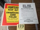  Preview image for Lot# 173 - Rare PA Game Commission Signs 