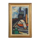  Preview image for Abstract Modernist Painting, Industrial 