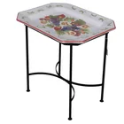  Preview image for Majilly Faience Meat Platter on Stand 