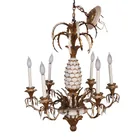  Preview image for Florentine Style Carved Wood and Tole 
