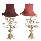  Preview image for Pair of Gilt Bronze Candelabra Lamps 