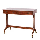  Preview image for Regency Style Burl Veneer Writing Table 