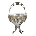  Preview image for Victorian Silver & Crystal Footed Bowl 