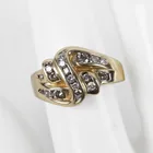  Preview image for 14K Yellow Gold Channel Set Diamond Ring 