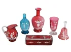  Preview image for (6) Collection of Mary Gregory Glass, 