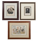  Preview image for (3) Framed Early Medicine Themed Works 